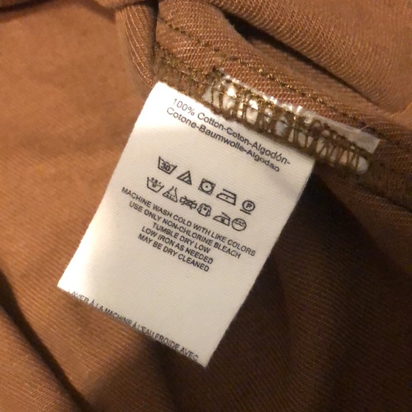 Free people canvas rusty brown utility jacket - Picture 8 of 8